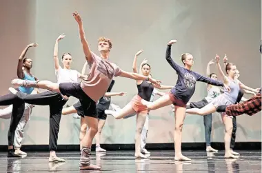  ?? RICH COPLEY Rich Copley for the Lexington He ?? Lexington native Theo Swank, a student at the School of the American Ballet in New York City, returned home to dance in the 20th Anniversar­y production of the Bluegrass Youth Ballet, where he got his start, on April 27, 2024.