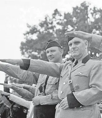  ?? ?? Fritz Julius Kuhn wollte ein faschistis­ches Amerika nach deutschem Vorbild aufbauen. ARD rollt seine Geschichte in „The American Führer“auf – 22.50 Uhr.