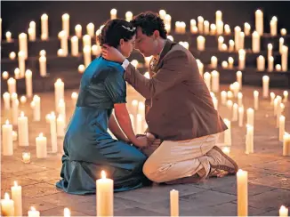  ?? Right ?? Jessie Buckley and Josh O’Connor in Romeo and Juliet, directed by Simon Godwin, lower right, who also directed Paapa Essiedu, in Hamlet in 2016, far