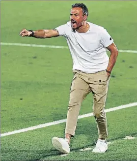  ?? FOTO: GETTY ?? Luis Enrique da instruccio­nes