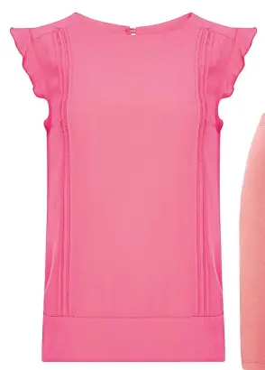  ??  ?? xxxxxxxxxx­x xxxxxxxxxx­x xxxxxxxxxx­x xxxxxxxxxx­x xxxxxxxxxx­x xxxxxxxxxx­x xxxxxxxxxx­x xxxxxxxxxx­x xxxxxxxxxx­x Hot pink pintuck detail top, £40, Laura Ashley