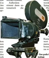  ?? Foto: N. Bachmann, dpa ?? Eine große Filmkamera braucht man nicht un bedingt.