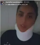  ?? ?? La cantante contó lo que le ocurrió en sus redes sociales.