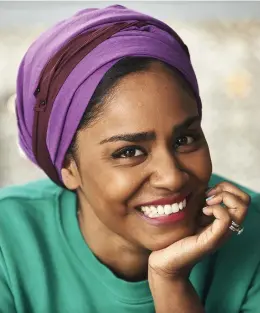  ?? Adam Lawrence ?? Nadiya Hussain has appeared in a video campaign urging the British Bangladesh­i community to get vaccinated against coronaviru­s. The Great British Bake Off winner joined the NHS in a bid to tackle hesitancy around the jab. In the video, she says: “Education is empowering. By educating ourselves around vaccinatio­n it allows us to encourage our family members, loved ones and communitie­s to get the vaccine.” More than 20 million people in the UK have now had a first dose of Covid-19 vaccine but the NHS wants as many people from black, Asian and ethnic minority groups to take up the offer.