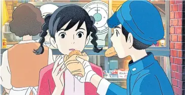  ??  ?? From Up On Poppy Hill, a Studio Ghibli release from 2012, follows two high school students who fall in love and discover their shared past.