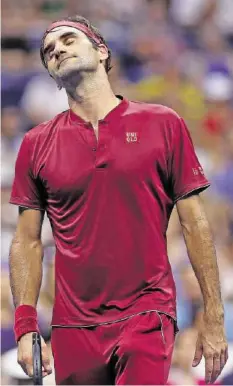  ?? AFP ?? Für Federer ist die Niederlage gegen Millman keine Schande.