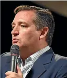  ?? AP ?? In deeply conservati­ve Texas, republican senator Ted Cruz, right, is facing a serious challenge from Democratic candidate Beto O’rourke.