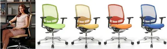  ??  ?? The dondola system is incorporat­ed into all the Wagner Orthopedic chairs.