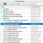  ??  ?? Löschen Sie die „com.apple.finder. plist“-datei.