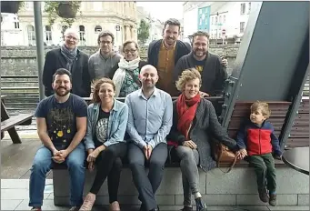  ??  ?? Some of those who attended the INTO LGBT Teachers’ Group meeting in the Glasshouse last Saturday