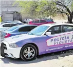  ?? JAVIER CRUZ ?? Unidad policía Violeta