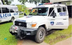  ?? MSP. ?? La ambulancia policial tiene dos años de funcionar.