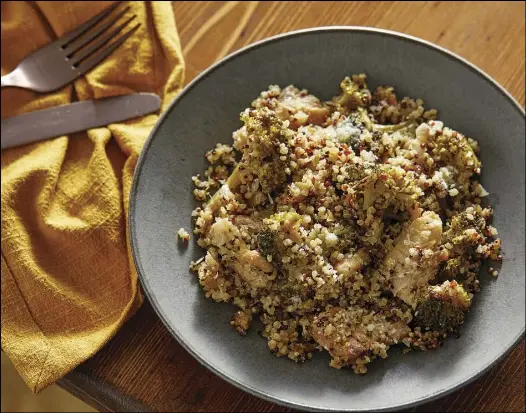  ?? Photo by Tom McCorkle for The Washington Post ?? Chicken, Broccoli and Quinoa Bake.