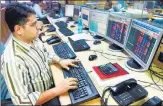  ?? PTI ?? The 30-share BSE Sensex tumbled 359.33 points or 0.64% to finish at 55,566.41.