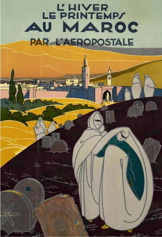  ?? MAD, Paris/Christophe Dellière e Fondation JMP/LPP ?? Acima, cartaz de Charles-Edouard Derche sobre o Marrocos; à. dir., capas de ‘O Pequeno Príncipe’ em língua amárica, acima, e em bengali, abaixo