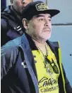  ?? REUTERS ?? Maradona dirige a Dorados.