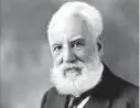  ??  ?? OPPFINNER: Alexander Graham Bell oppfant telefonen.