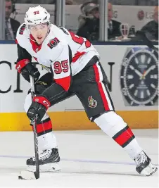  ?? CLAUS ANDERSEN/GETTY IMAGES ?? Senators forward Matt Duchene knows how it feels to learn during a game that he’d been traded.