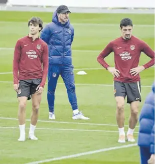  ?? AFP ?? El Atlético preparó a conciencia el partido ante el Oporto, donde hay mucho en juego //