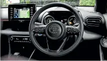  ??  ?? More ZR niceties – a leather steering wheel, digital dash and sat-nav.
