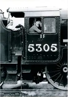  ?? HLPG COLLECTION ?? Hull Locomotive Preservati­on Group chairman Tom Tighe gets ready to smile for the camera at Mallaig.