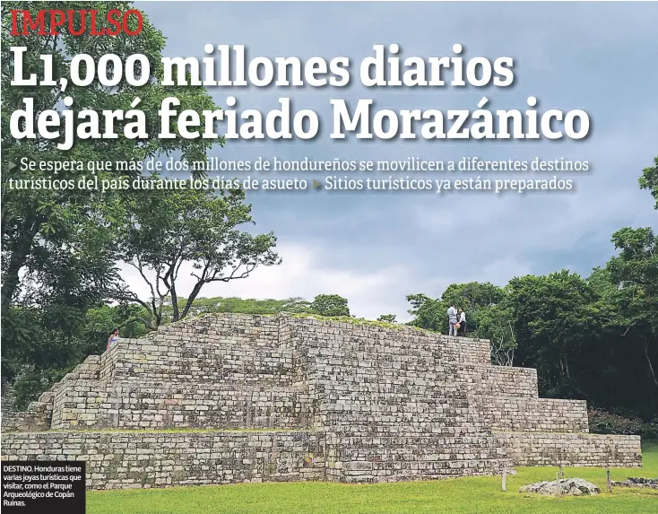  ??  ?? DESTINO. Honduras tiene varias joyas turísticas que visitar, como el Parque Arqueológi­co de Copán Ruinas.