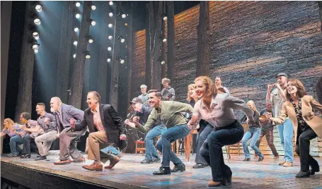  ?? CYLLA VON TIEDEMANN ?? The Toronto cast of “Come From Away” were “excited and so primed” to return to work, says John Gray, the production stage manager.