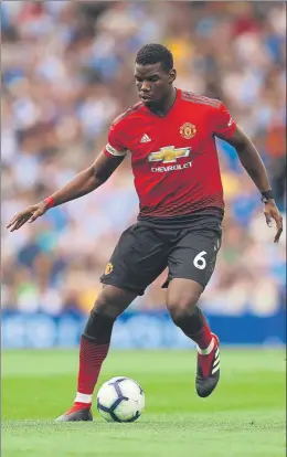  ?? FOTO: GETTY IMAGES ?? Paul Pogba (25 años) no es feliz en el Manchester United y quiere salir