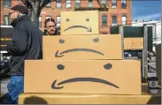  ?? HIROKO MASUIKE / THE NEW YORK TIMES ?? Community opposition to Amazon’s proposed headquarte­rs in Long Island City in Queens, New York, prompted surprise announceme­nt that the company was canceling its plans there.