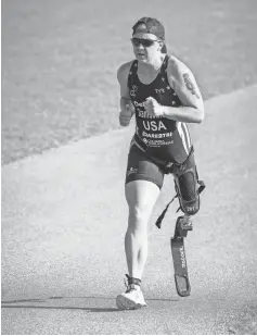  ?? WAGNER ARAUJO FOR USA TRIATHLON ?? “I think that this was definitely something that was meant to be,” says Hailey Danisewicz, who will compete in the paratriath­lon, which makes its debut in the Rio Paralympic­s on Sunday.