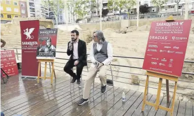  ?? ÁNGEL DE CASTRO ?? Una de las presentaci­ones celebradas en el Teatro Romano en la pasada edición del Saraqusta Film Festival.