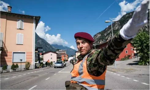  ?? TI-PRESS/CRINARI ?? La 47/6 è rimasta in Ticino anche grazie all’impegno dei due Comuni nell’adattare le strutture