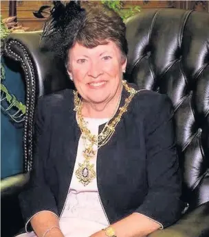  ??  ?? ●●The former mayoress of Rochdale, Elaine Dutton, has died aged 64