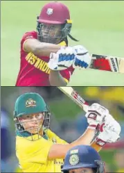  ?? GETTY IMAGES ?? The likes of Deandra Dottin of the West Indies, Meg Lanning of Australia and Harmanpree­t Kaur of India have helped boost scoring rates with their hitting prowess.