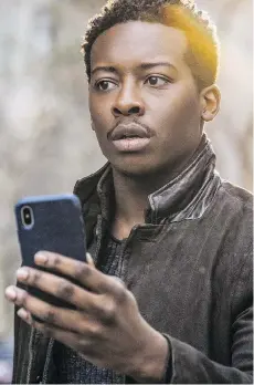  ?? CBS ?? Brandon Micheal Hall’s new show God Friended Me explores t he int ersect ion of social media and spirit ualit y.