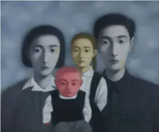  ?? ?? 1. Bloodline – Big Family
No 17, 1998, by Zhang Xiaogang, part of the M+ Sigg Collection