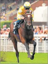  ?? ?? Hoo Ya Mal and William Buick winning The William Hill March Stakes at Goodwood