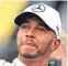  ??  ?? Lewis Hamilton is on the brink of extending his stay with Mercedes.