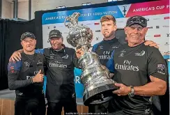  ?? GILLES MARTIN-RAGET/ACEA 2017 ?? Dennis Conner expects the innovative Team New Zealand to produce a ‘‘creative’’ boat and a wonderful America’s Cup in Auckland in 2021.