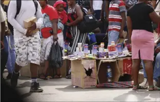  ?? ?? Some of the medicinal drugs being sold on the streets in Harare. Picture: Shepherd Tozvireva