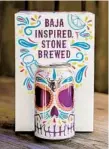  ??  ?? Earlier this year, Stone debuted a low-alcohol, 95-calorie reduced, gluten beer called Features & Benefits available on a limited basis. Buenaveza Salt & Lime, a Mexican-style lager, has joined Stone’s year-round beer line-up.