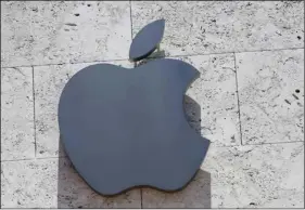  ??  ?? In this Aug. 8, 2017, file photo, the Apple logo is shown at a store in Miami Beach, Fla. Apple is pulling older models of its iPhone from German stores after losing two patent cases brought by chipmaker Qualcomm, the company said on Thursday. AP PHOTO/ALAN DIAZ
