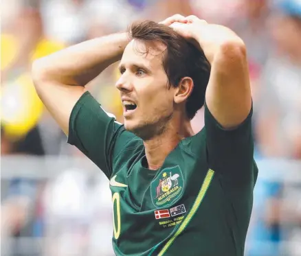  ?? FAST FORWARD: Robbie Kruse has been slammed by online trolls but is considered by Peru as one of Australia’s best weapons. ??