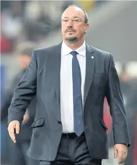  ??  ?? Real Madrid coach Rafael Benitez.