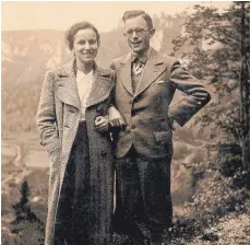  ?? FOTO: PRIVAT ?? Das verliebte Paar: Barbara Raiber und Karl Kniele.