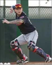  ?? ROSS D. FRANKLIN — THE ASSOCIATED PRESS FILE ?? Indians catcher Roberto Perez will play for Puerto Rico in the World Baseball Classic.