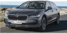  ?? ?? La Skoda Superb Wagon, auto famigliare per eccellenza