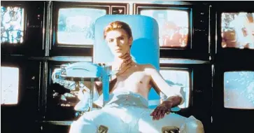  ?? Studiocana­l Films / Showtime ?? DAVID BOWIE in “Man Who Fell to Earth,” one of four films in a series shot by Britain’s Tony Richmond.