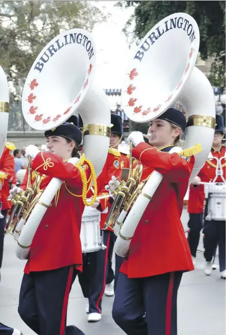  ?? PHOTOS: CBC ?? The documentar­y Band Geeks features Quinn Tomblison, left, who has been a member of the Burlington Teen Tour Band for about 18 months and is the section leader of the lower brass section.