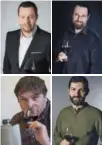  ??  ?? OLIVIER POELS, PIERRE CITERNE, ROBERTO PETRONIO ET PIERRE VILA PALLEJA Nos quatre experts ont bourlingué dans le vignoble bordelais pour dénicher les meilleures cuvées.